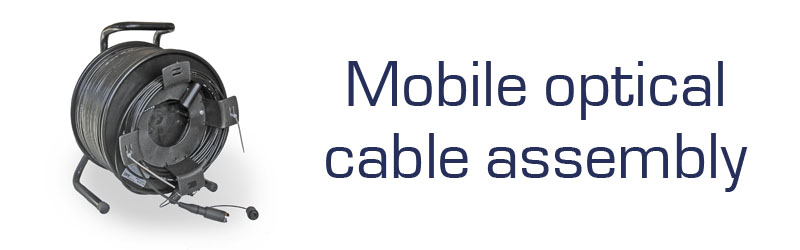 Mobile optical cable assembly (MOCA)